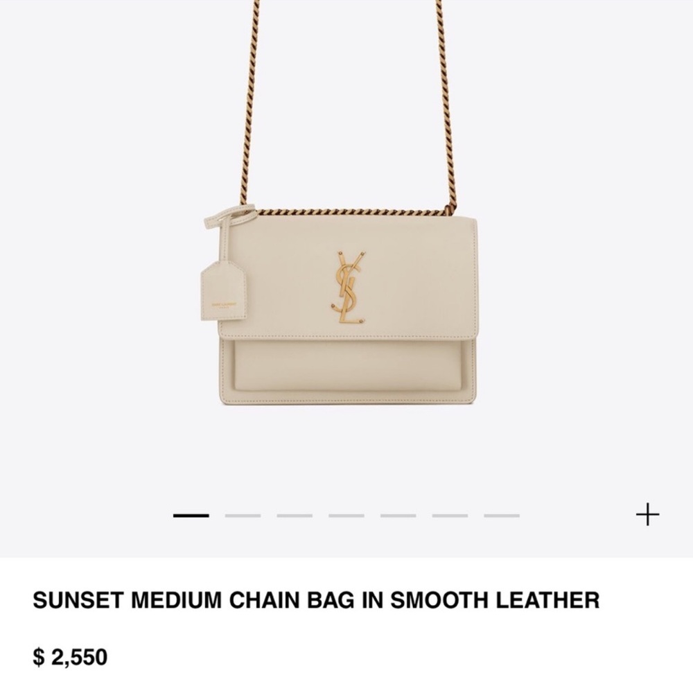 SAINT LAURENT MONOGRAM BAG WITH FRONT FLAP, FEATURING SIDE GUSSETS,